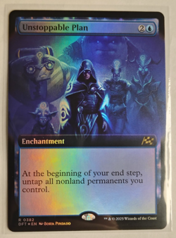 Unstoppable Plan (Extended Art) Aetherdrift Foil - Image 1