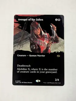 Avenger of the Fallen (Borderless) Tarkir: Dragonstorm Regular - Image 1