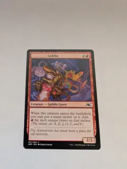 _____ Goblin Unfinity Regular MTG NM - Image 1