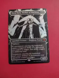 Elesh Norn, Mother of Machines (Showcase) (Step-and-Compleat Foil) Phyrexia TCG - Image 1