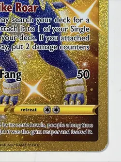 Pokemon TCG Houndoom 179/163 Gold Secret Holo Rare Battle Styles Full Art - Image 3