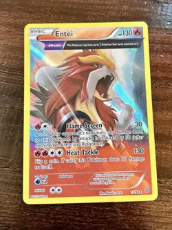 Entei 15/98 Reverse Holo Rare XY Ancient Origins Pokemon TCG Card - Image 1