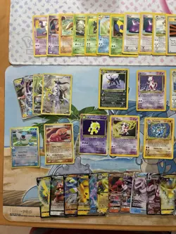 Vintage Pokemon Card Lot WOTC Holo Promo Etc Fire Charizard Houndoom Flareon - Image 3