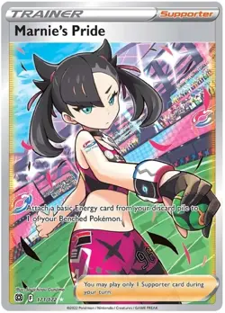 NM-Mint, English - 1 x Pokemon Marnie's Pride - 171/172 - Full Art Ultra Rare Sw - Image 1