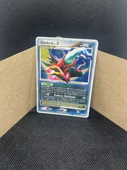 Pokemon TCG Darkrai LV.X DP19 Black Star Promo Holo (scratched) MP - Image 1