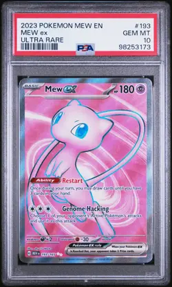 2023 POKEMON MEW EN-151 ULTRA RARE #193 MEW EX PSA 10 - Image 1