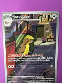 Gumshoos 153/132 ME: Mega Evolution Illustration Rare Pokemon TCG NM/M - Image 3