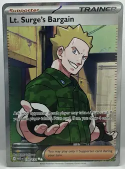 Lt. Surge's Bargain - 170/132 - (UR) Ultra Rare - Pokemon - MEG: Mega Evolution - Image 1