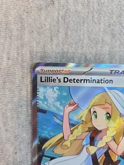 Pokemon TCG Lillie's Determination Full Art 169/132 Mega Evolution Mint - Image 5
