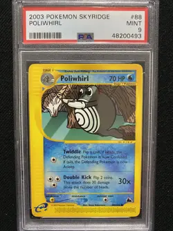 2003 Pokemon Skyridge Poliwhirl 88/144 PSA 9 Mint - Image 1