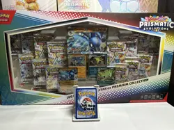 Pokemon TCG Prismatic Evolutions Lucario ex & Tyranitar ex Premium Collection x2 - Image 1