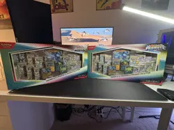 Pokemon TCG Prismatic Evolutions Lucario ex & Tyranitar ex Premium Collection x2 - Image 3