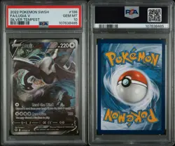 PSA 10 Lugia V 186/195 Alternate Art Silver Tempest POKEMON English Gem - Image 3
