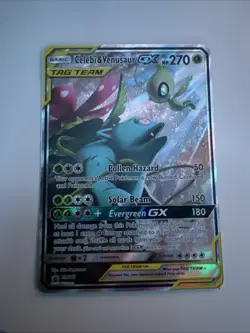 Celebi & Venusaur GX SM167 promo Pokemon - Image 1