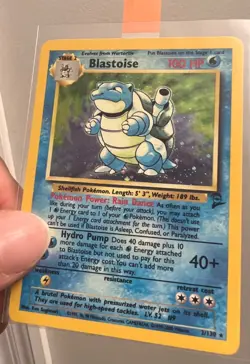 Base Set 2 Blastoise 002/130 Holo Raw Excellent Condition 2000 Pokemon TCG - Image 1