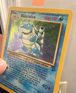 Base Set 2 Blastoise 002/130 Holo Raw Excellent Condition 2000 Pokemon TCG - Image 4