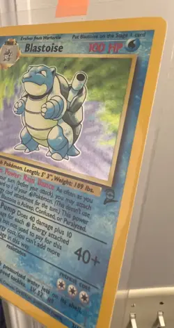 Base Set 2 Blastoise 002/130 Holo Raw Excellent Condition 2000 Pokemon TCG - Image 5