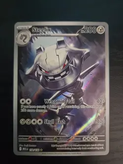Steelix 150/132 Illustration Rare Pokemon Mega Evolution English NM - Image 1