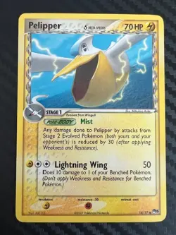 Pokemon TCG Pelipper 14/17 Pop Series 5 Delta Species Common VLP - Image 1