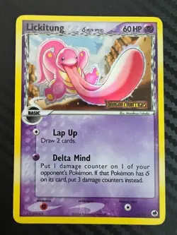 Pokemon TCG Lickitung Dragon Frontiers Stamped 19/101 Reverse Holo MP - Image 1