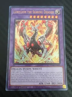Yugioh Lubellion the Searing Dragon SDAZ-EN042 Ultra Rare 1st Ed VLP - Image 1