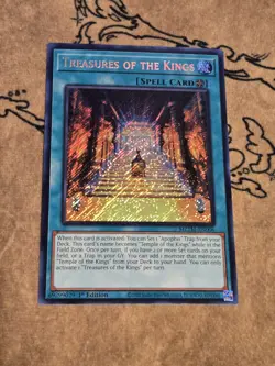 Yugioh Treasures of the Kings MZTM-EN006 1st Edition Secret Rare NM - Image 1
