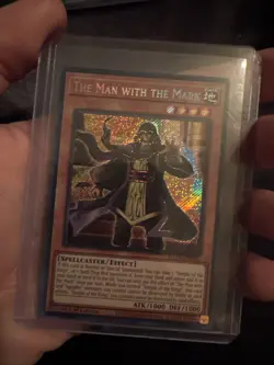Yugioh! The Man with the Mark MZTM-EN001 Secret Rare 1st Ed NM - Image 1