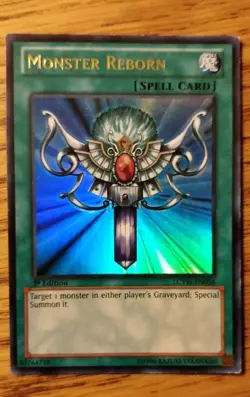 MONSTER REBORN - 1ST ED ULTRA NM LCYW-EN058 YGLD-ENC24 - YUGIOH SDP-035 COMMON - Image 5