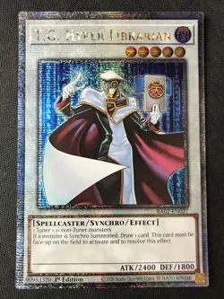 Yu-Gi-Oh #RA02-EN027 T.G. Hyper Librarian Quarter Century Secret Rare 1st Ed NM - Image 1