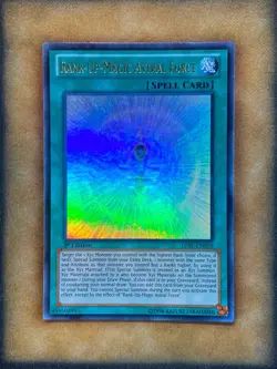 Yugioh Rank-Up-Magic Astral Force LVAL-EN059 Ultra Rare 1st Ed NM - Image 1