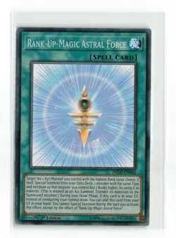 RANK-UP-MAGIC ASTRAL FORCE INCH-EN044 1ST EDITION SUPER YUGIOH TCG LP - Image 1