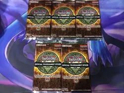 5 Booster Pack Lot Yugioh Konami OTS Tournament 19 OP19 English From Box - Image 1