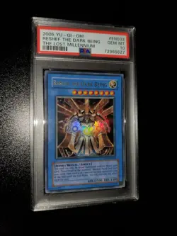 Yugioh 2005 Reshef The Dark Being TLM-EN033 PSA 10 - Image 2