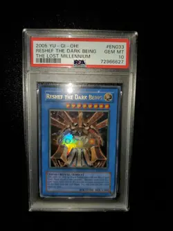 Yugioh 2005 Reshef The Dark Being TLM-EN033 PSA 10 - Image 3