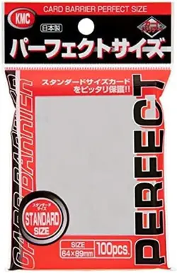 KMC Card Barrier 100 Perfect Fit Size 30pcs Set Soft Sleeves Standard NEW Japan 4521086000273 - Image 1