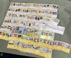 120 Normal & Electric Pokemon Cards Mixed Lot LP/MP L@@K Vintage Modern Authenti - Image 1
