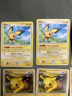 18 Pikachu Raichu Pichu Pokemon Card Lot Evolutions & Variants Holo Rare - Image 2