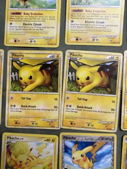 18 Pikachu Raichu Pichu Pokemon Card Lot Evolutions & Variants Holo Rare - Image 5