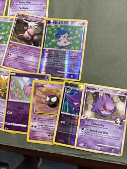 103 Mixed Lot Of Dark, Steel And Psychic Pokemon Cards Authentic L/P-M/P L@@K - Image 2