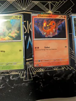 Pokemon 151 Poster Box Promo 3 Card Set Mint 46-48 Bulbasaur Charmander Squirtle - Image 4