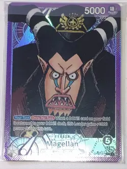 ONE PIECE Card Game - Magellan OP02-071 Leader ENG Paramount War - Image 1