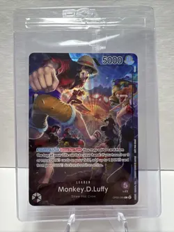 Monkey D Luffy PSA Magazine Promo OP05-060 Sealed One Piece Card MINT - Image 1