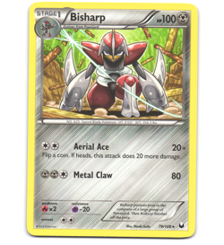 Pokemon 2012 Near Mint NM Bisharp 79/108 Dark Explorers Rare Card - Image 1