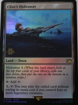 Clive's Hideaway Prerelease Cards Foil sealed in plastic - Image 1