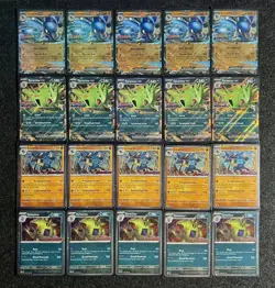 Lucario and Tyranitar Stamped Promo Cards Set of 4 - Image 1