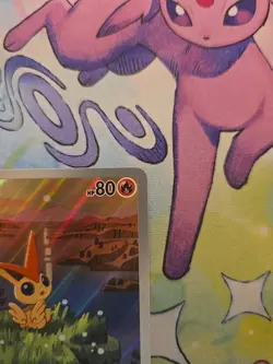 Pokemon TCG Victini Black Bolt & White Flare Promo Card Illustration SVP208 - Image 3