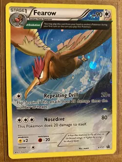 Fearow XY57 - XY Black Star Promo Full Art Holo Rare - Pokemon Card TCG - Image 1