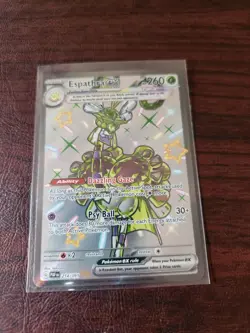 Pokemon Card Espathra EX 214/091 Paldean Fates - Near Mint - Image 1