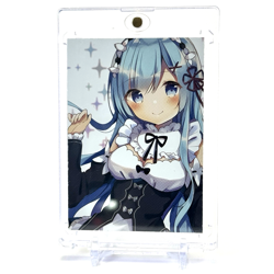 Goddess Story: Rem Ram BW 10M06-02 Re:Zero Anime Waifu CCG Trading Card - Image 4