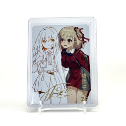 Goddess Story: Chisato & Takina Inoue ZR 5M10ZR-05 Anime Waifu CCG Trading Card - Image 1